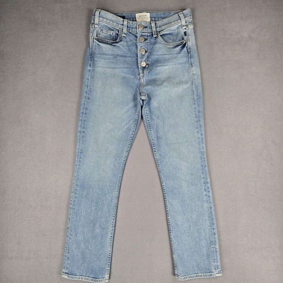 McGuire Jeans Womens 28 Light Wash Valetta Straight Button‎ Fly Made in USA - Picture 3 of 16